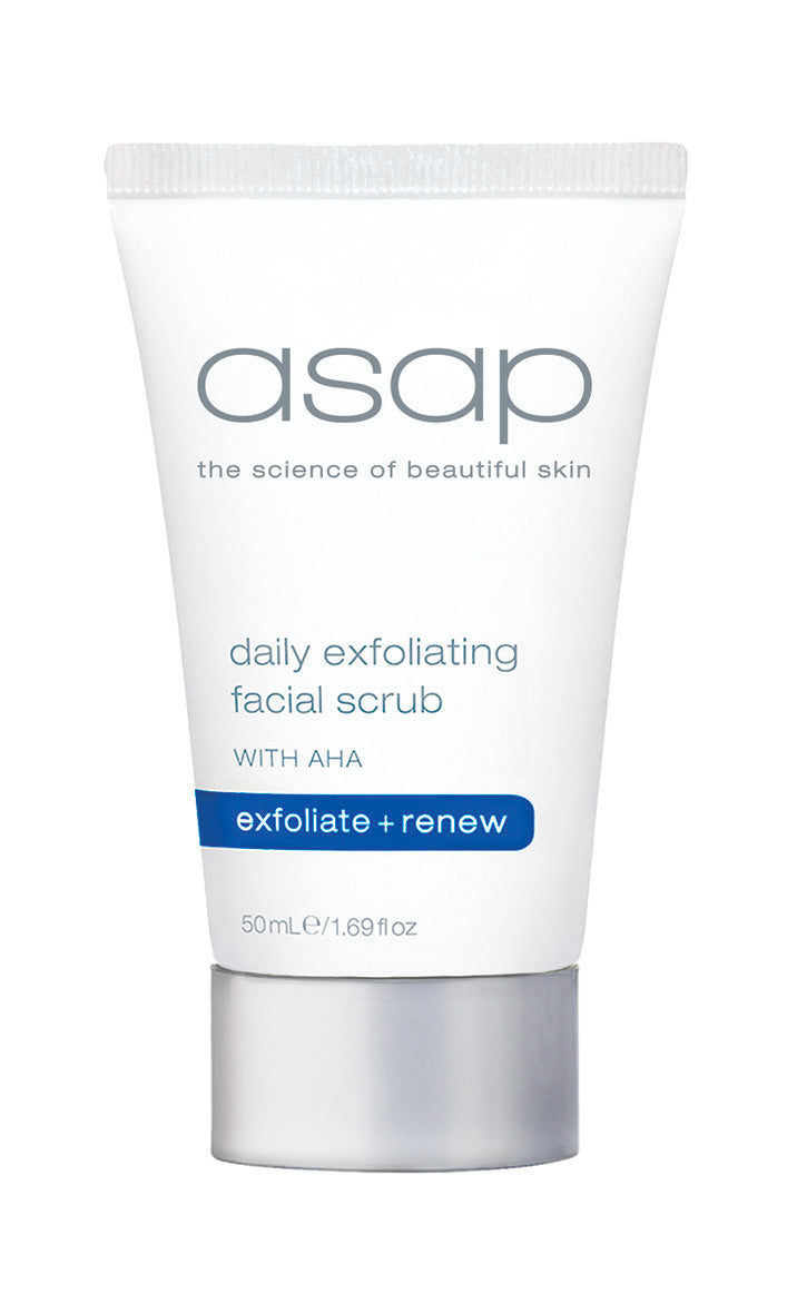 ASAP Daily Exfoliating Facial Scrub – The Science of Beauty